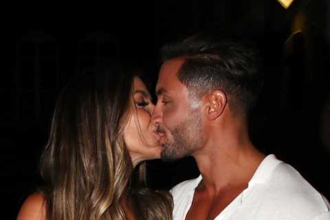 Love Island winners Ekin-Su and Davide kiss on first date night out of the villa in London