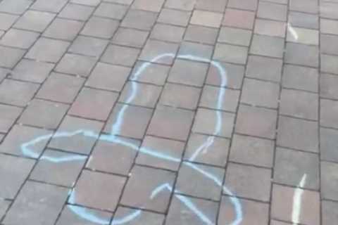 Helen Skelton is left in hysterics at her children’s ‘rude’ chalk drawings in the garden