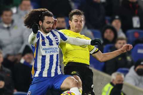 Marc Cucurella ‘in London completing Chelsea medical after being banned from Brighton training..