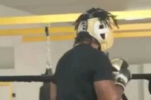 Hasim Rahman Jr releases sparring video showing Jake Paul RUNNING AWAY as bitter fallout from..