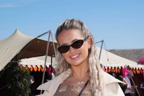 Molly-Mae Hague covers up as she joins Love Island stars for PrettyLittleThing festival