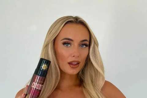 Love Island’s Millie Court looks amazing as she strips to lacy black bra