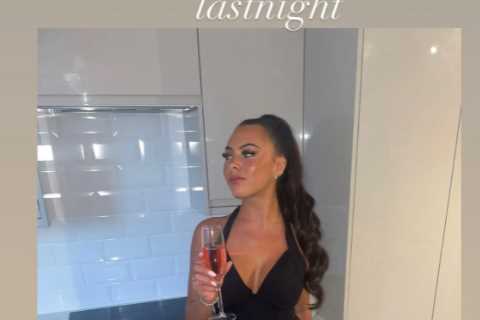 Love Island’s Paige Thorne parties on a podium in racy outfit on night out without Adam Collard