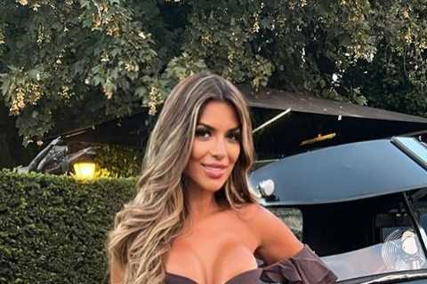 Love Island winner Ekin-Su wows in sexy brown dress as she heads for dinner without Davide