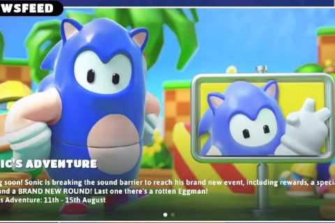 Fall Guys x Sonic collaboration release date announced