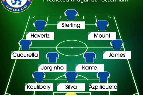 How Chelsea could line up against Tottenham with Marc Cucurella set to be handed full debut and..
