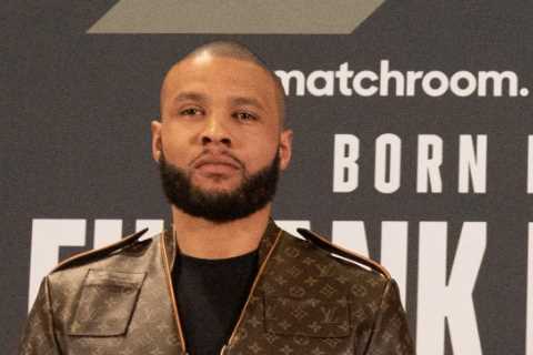 PICTURED: Chris Eubank Jr dons $10,000 Floyd Mayweather-style Louis Vuitton jacket at first Conor..