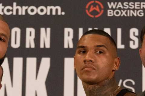 Conor Benn’s trainer Tony Sims fears if ‘heavy’ Chris Eubank Jr will make 157lb catchweight causing ..