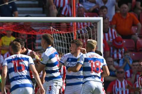 Watch QPR score dramatic injury-time equaliser as GOALKEEPER Seny Dieng heads home against..