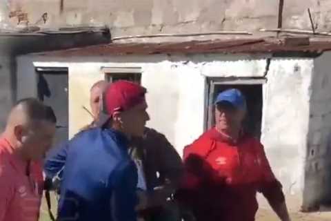 Luis Suarez arrives at Nacional’s Uruguayan rivals Liverpool for game – but away dressing room is..