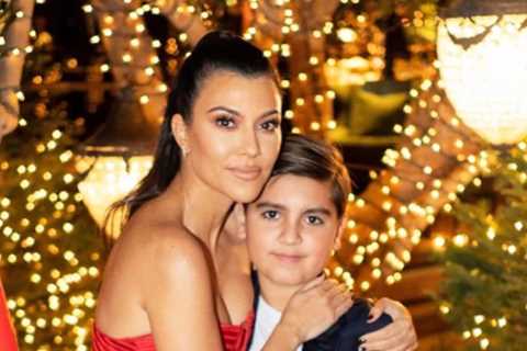 Kourtney Kardashian shares rare photo of reclusive son Mason, 12, at husband Travis Barker’s..