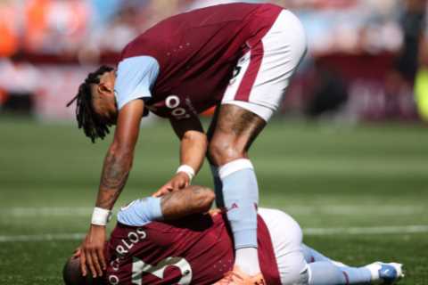 Aston Villa in huge blow as new transfer signing Diego Carlos suffers ankle injury and facing rest..