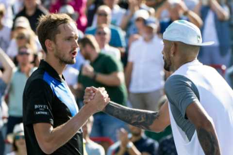 Nick Kyrgios hits out at tennis fans and defends Daniil Medvedev after Russian is called ‘loser’