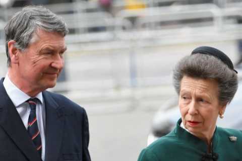 Who is Princess Anne’s husband Vice Admiral Sir Timothy Laurence?