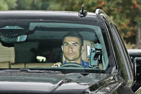 Glum Man Utd flops arrive at training as Cristiano Ronaldo and Co look to end horror start to..