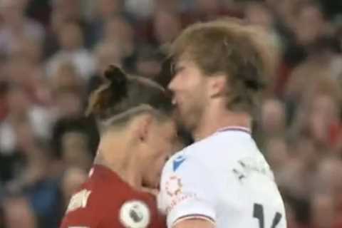 ‘Ugly attitude’ – Darwin Nunez breaks silence on Joachim Andersen headbutt and makes promise to..
