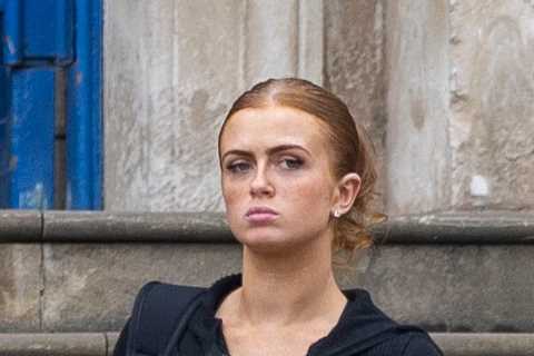 Maisie Smith looks downcast after romantic holiday with new boyfriend Max George