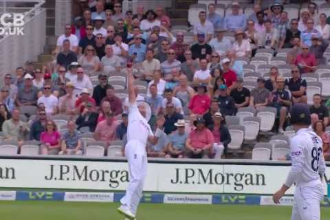 ‘Take a bow’ – Watch Stuart Broad take outrageous diving catch leaving England fans stunned against ..