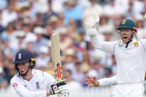 Piers Morgan flies 5,500 miles to watch England at Lord’s for nothing as South Africa ease to First ..