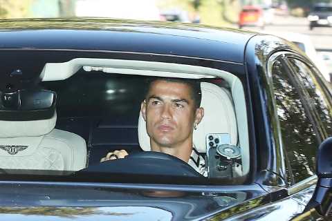 Cristiano Ronaldo and Co arrive for Man Utd training as Ten Hag looks to end horror start to season ..