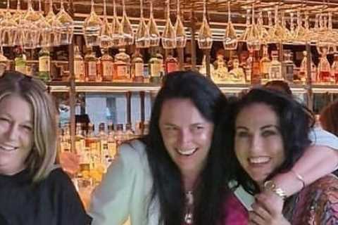 EastEnders’ Jessie Wallace enjoys glam night out with pals after sparking rumours she’s secretly..