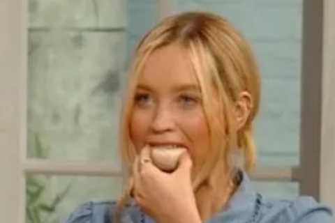 Love Island’s Laura Whitmore shocks Saturday Kitchen viewers as she chomps on ‘horror’ food combo