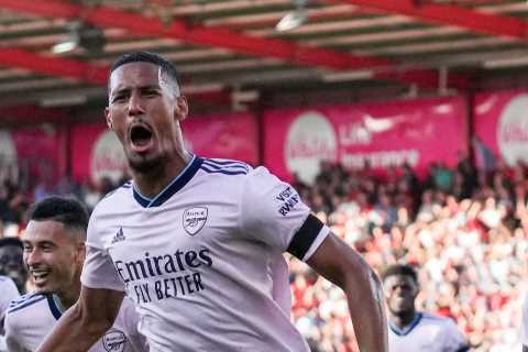 Arteta reveals Arsenal stars sung Saliba song in dressing room after wondergoal as fans’ catchy..