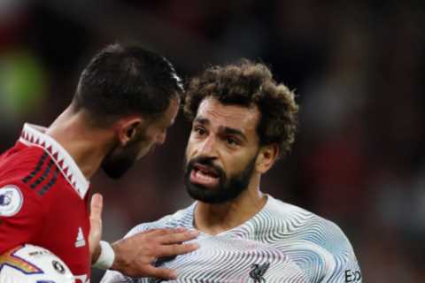 Man Utd fans in hysterics with Bruno Fernandes ‘total s***housery’ to time-waste at end of..