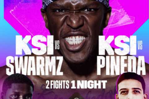 KSI fight – date, UK start time, live stream, TV channel, PPV price, undercard for Swarmz and Luis..