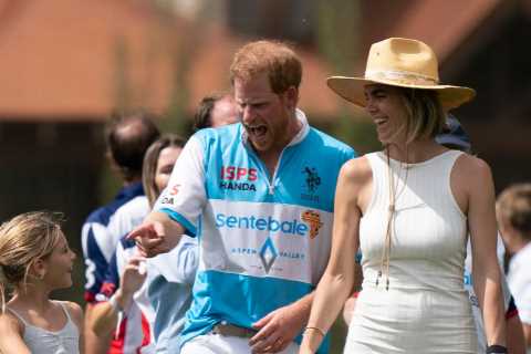 Prince Harry took private jet to polo tournament just a month after preaching that climate change..