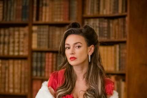 Michelle Keegan oozes glamour in plunging silk dress as Brassic renewed for series 5