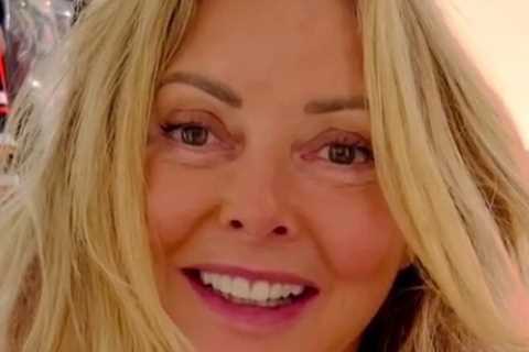 Carol Vorderman shows off her curves in make-up free video as she makes ‘shameful’ confession