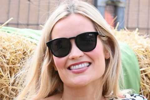 Laura Whitmore shares rare video with baby on ‘first day off in a long time’ before she hosts Big..