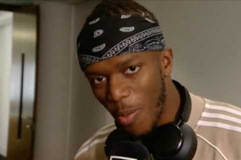KSI calls out Joe Weller for THIRD fight in one night after security broke pair up during clash in..