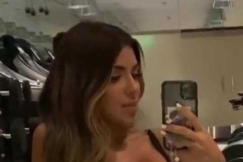 Love Island’s Ekin-Su posts sexy gym selfie hours after Davide spotted in cab with two blonde girls