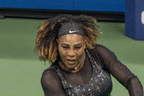 The hidden message inside Serena Williams’ US Open outfit as celebs watch veteran delay retirement..