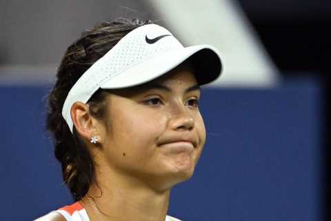 Defending champion Emma Raducanu OUT of US Open after injury-hit 6-3 6-3 first-round defeat to..