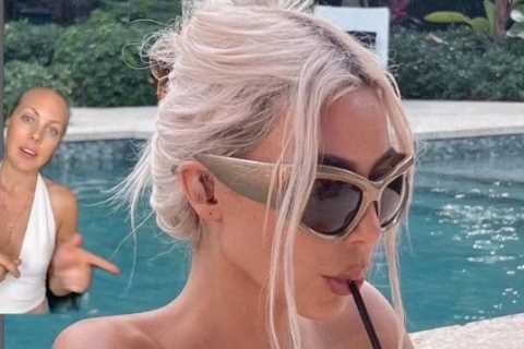 Kardashian fans spot Kim’s ‘painfully obvious’ photoshop fail in her new bikini photo