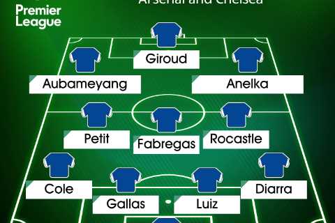 Best XI stars to play for both Arsenal and Chelsea including Aubameyang, Ashley Cole and Cesc..