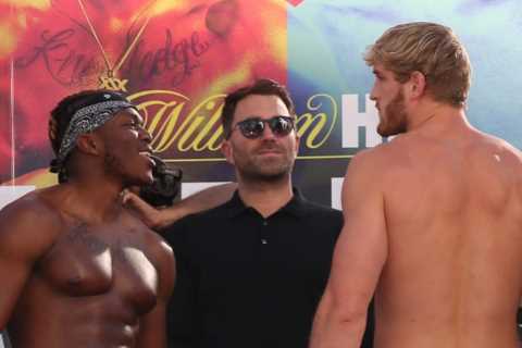 ‘Neither of them are very good’ – Eddie Hearn fails to split KSI and Tommy Fury but says celeb bout ..
