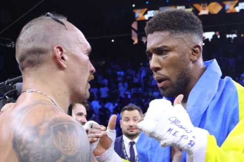 Oleksandr Usyk ready to join Anthony Joshua’s camp for sparring and reveals what he told Brit in..