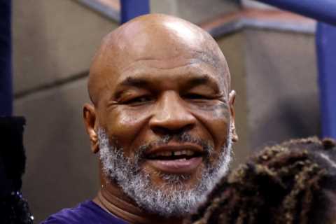 Watch Mike Tyson break down in laughter as he recalls UFC chief Dana White landing him job fighting ..