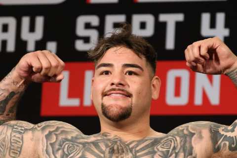 Fans all say the same thing as Andy Ruiz Jr returns to weight he beat Anthony Joshua at for Luis..