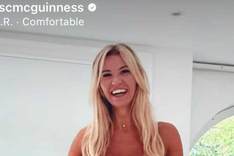 Christine McGuinness tries on wedding dress following split from husband Paddy and jokes ‘save the..
