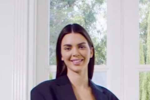 Kendall Jenner shows off slim figure &amp; long legs in sheer body suit with thigh-high boots