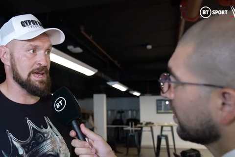 ‘Find your balls, s***house!’ – Tyson Fury delivers X-rated message to Oleksandr Usyk after..