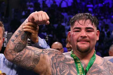 Andy Ruiz Jr scores THREE knockdowns and beats Luis Ortiz on points as Anthony Joshua’s old rival..
