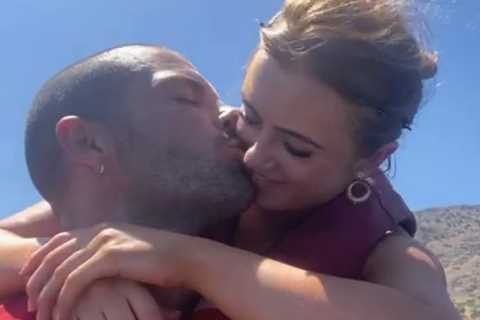 Maisie Smith and Max George can’t keep their hands off each other as they’re mocked for ‘acting..