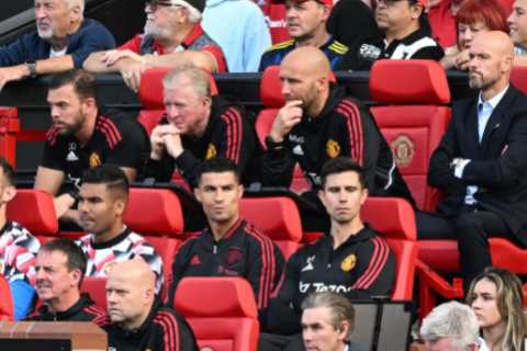 Cristiano Ronaldo could become Man Utd ‘problem’ despite nailing cheerleading role on bench at..