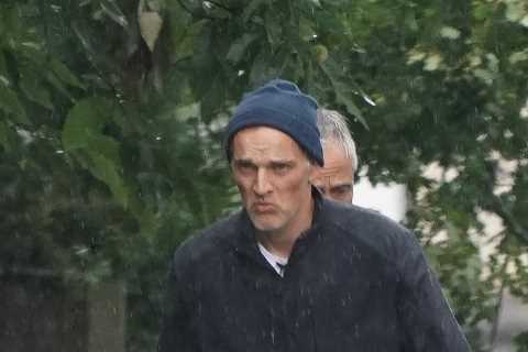 Glum-faced Tuchel pictured for first time since brutal Chelsea sacking with Blues set to name..